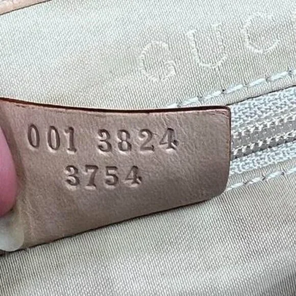 Vintage Gucci by Tom Ford pink canvas Jackie flap shoulder bag - Picture 8 of 8